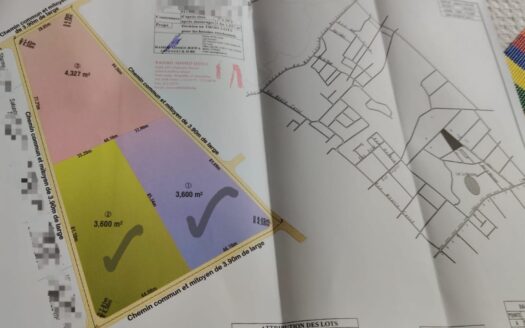 Pereybere – 2 Residential plots of 85 P