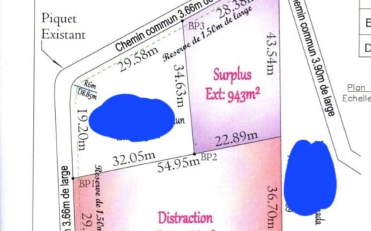 Perebeyre – 3 residential Plots (23.6 P, 22.5 P, 42.25P)