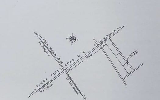 Grand Baie, Chemin Vingt Pied,  22.25 P, Residential plot